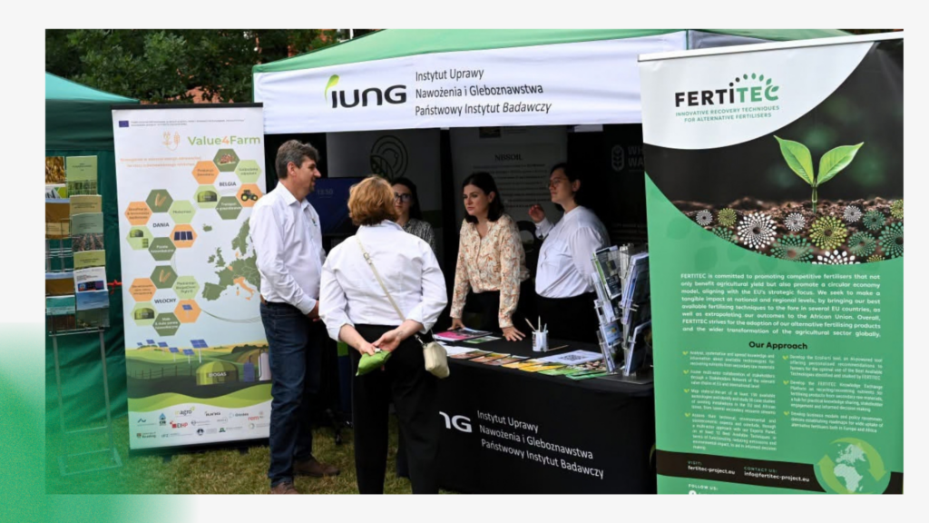 Partners of the FERTITEC project from IUNG PIB in the Polish Harvest Festival in Spała.