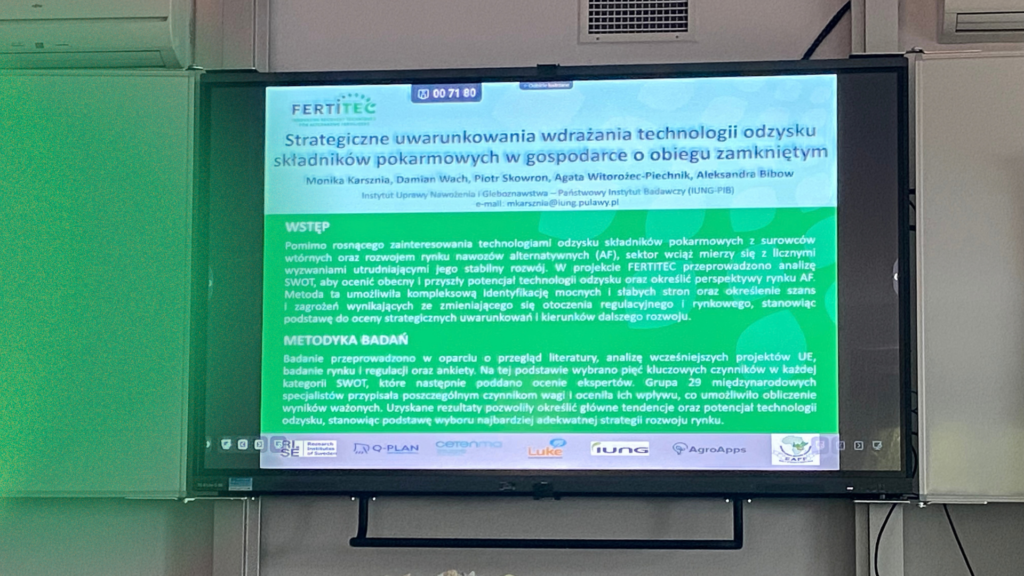 Partners of the FERTITEC project at the 10th Scientific Conference in Chełm